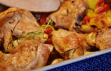 LE MIEL DANS UN PLAT PRINCIPAL : POULET AU MIEL ET &Agrave; L'AIL